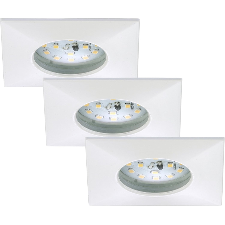 Briloner 7205-036 - SET 3x LED Ugradbena svjetiljka za kupaonicu ATTACH LED/5W/230V IP44 bijela