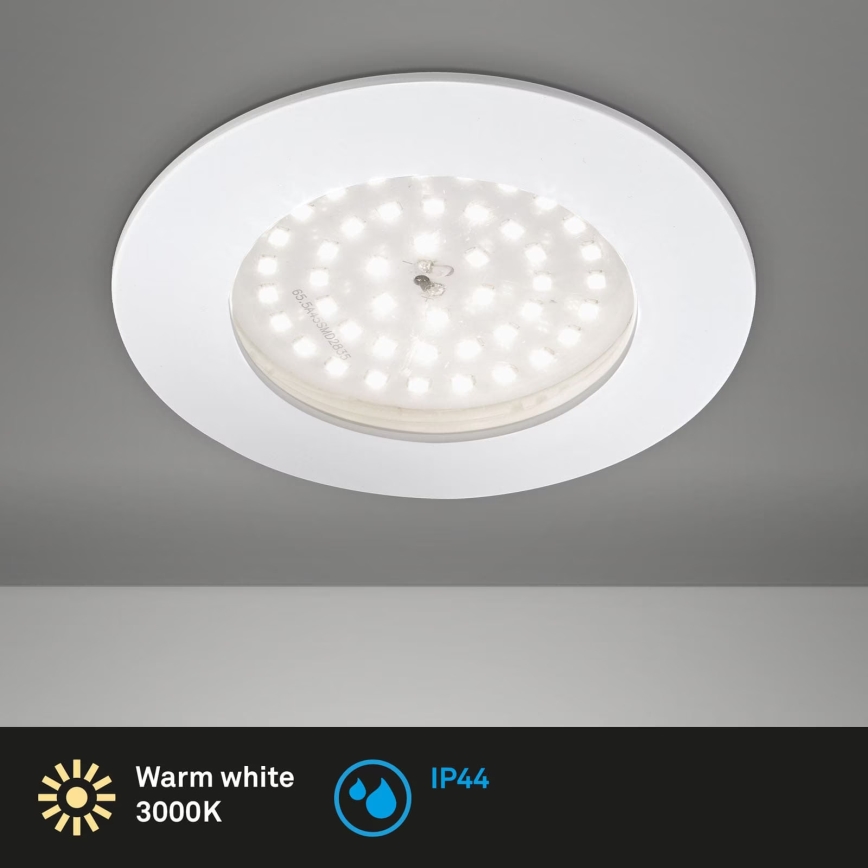 Briloner 7206-016 - LED Ugradbena svjetiljka za kupaonicu LED/10,5W/230V IP44