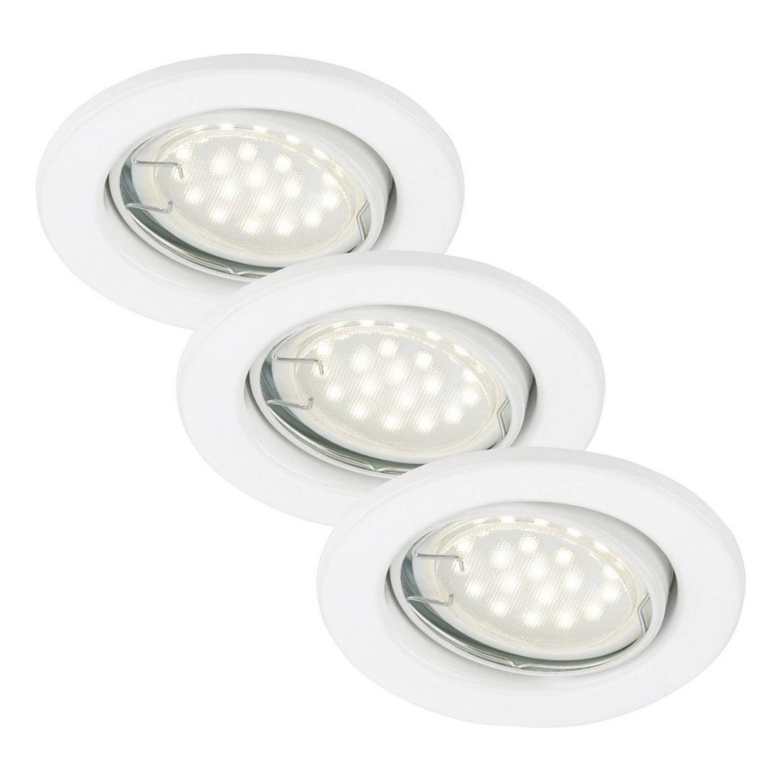 Briloner 7208-036 - SET 3xLED Ugradbena svjetiljka ATTACH 3xGU10/5W/230V