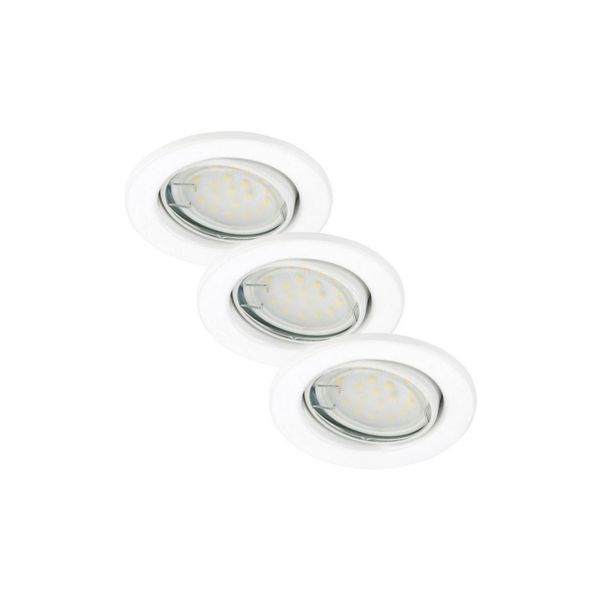 Briloner 7208-036 - SET 3xLED Ugradna svjetiljka ATTACH 3xGU10/5W/230V