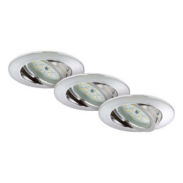 Briloner 7209-038 - SET 3x LED Ugradbena svjetiljka za kupaonicu LED/5W/230V IP23