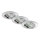 Briloner 7209-038 - SET 3x LED Ugradbena svjetiljka za kupaonicu LED/5W/230V IP23