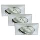Briloner 7210-039 - SET 3x LED Ugradbena svjetiljka za kupaonicu ATTACH 1xLED/5W/230V IP23