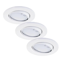 Briloner 7221-036 - SET 3x LED Ugradbena svjetiljka za kupaonicu 1xGU10/3W/230V IP23 bijela