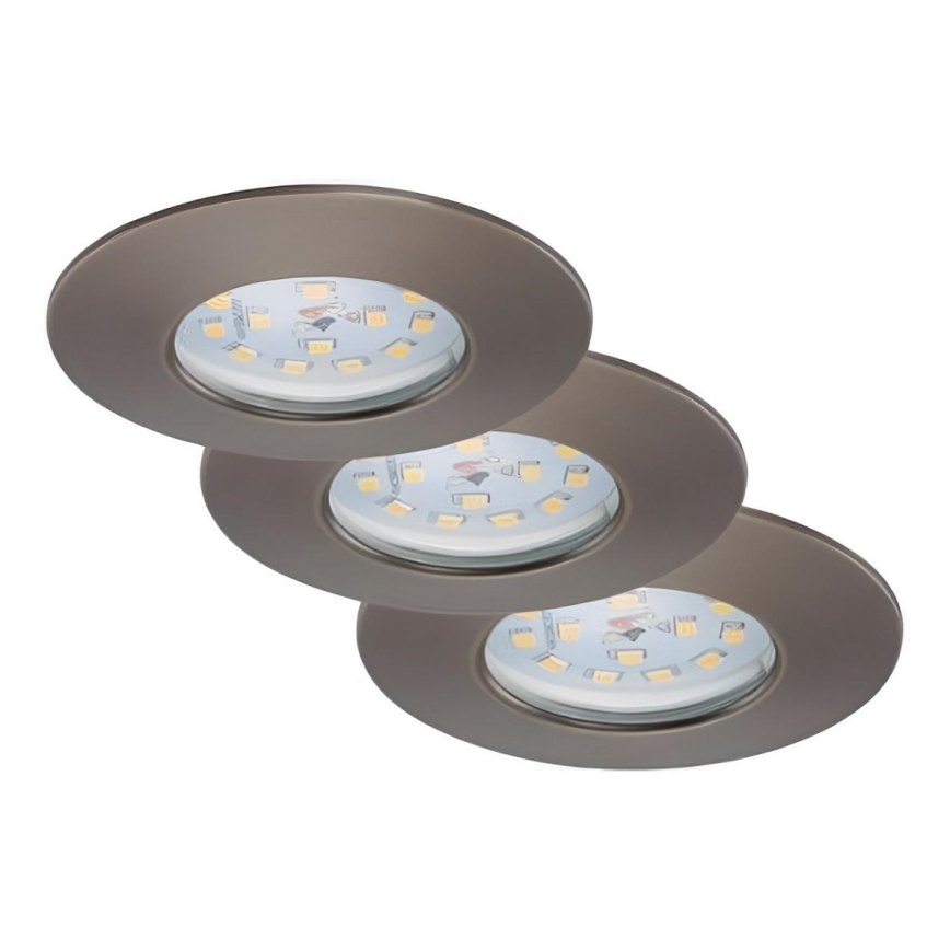 Briloner 7231-031- SET 3x LED Prigušiva ugradbena svjetiljka za kupaonicu LED/5,5W/230V IP44