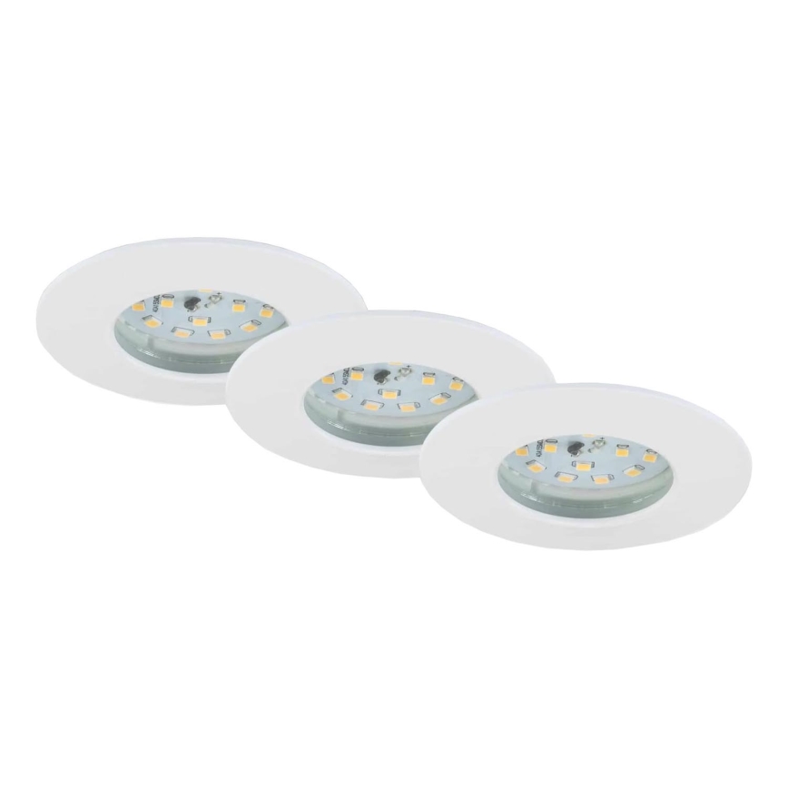 Briloner 7231-036 - SET 3x LED Prigušiva ugradbena svjetiljka za kupaonicu LED/5,5W/230V IP44