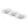 Briloner 7231-036 - SET 3x LED Prigušiva ugradbena svjetiljka za kupaonicu LED/5,5W/230V IP44
