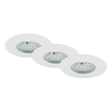 Briloner 7231-036 - SET 3x LED prigušivača za kupaonski stropni panel LED/5,5W/230V IP44