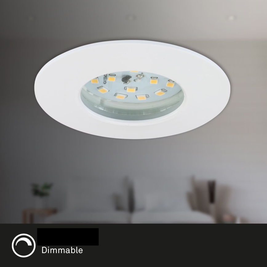 Briloner 7231-036 - SET 3x LED Prigušiva ugradbena svjetiljka za kupaonicu LED/5,5W/230V IP44