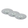 Briloner 7231-039 - Komplet 3x prigušivo LED kupaonsko ugradno stropno svjetlo LED/5,5W/230V IP44 matirani krom