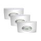 Briloner 7239-038 - SET 3x LED Ugradbena svjetiljka za kupaonicu ATTACH 1xGU10/4W/230V IP44