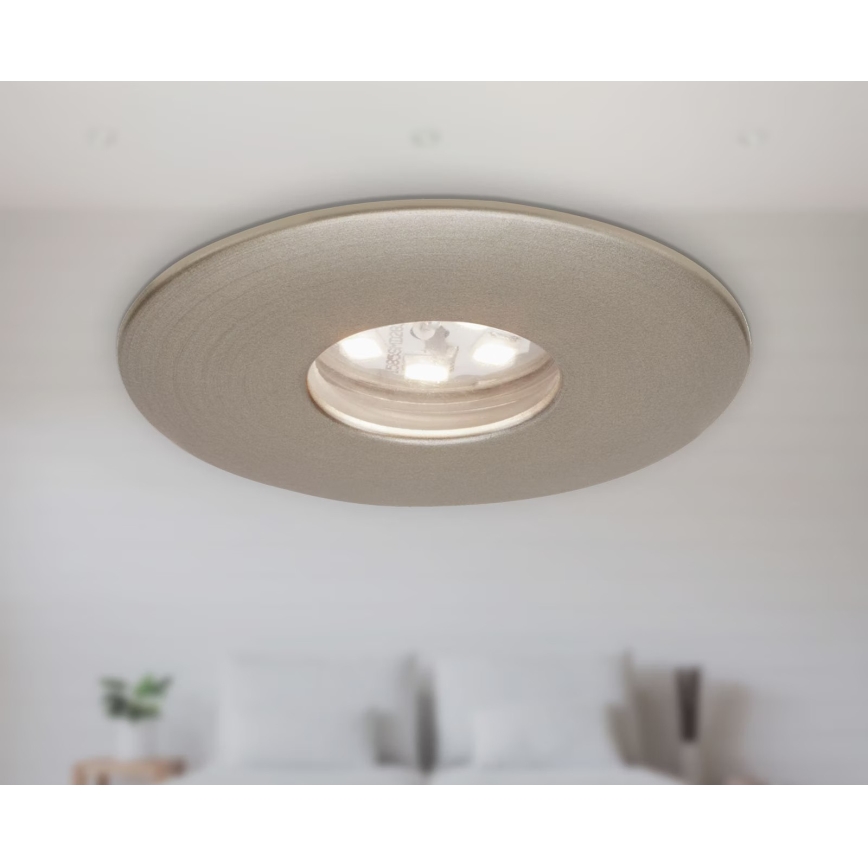 Briloner 7240-032 - SET 3x LED Ugradbena svjetiljka za kupaonicu ATTACH LED/1,8W/230V IP44 mat krom