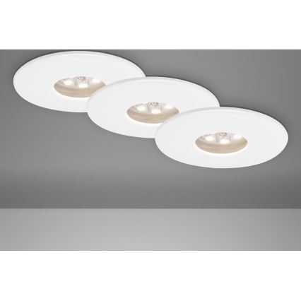 Briloner 7240-036 -SET 3x LED Ugradbena svjetiljka za kupaonicu ATTACH LED/1,8W/230V IP44 bijela