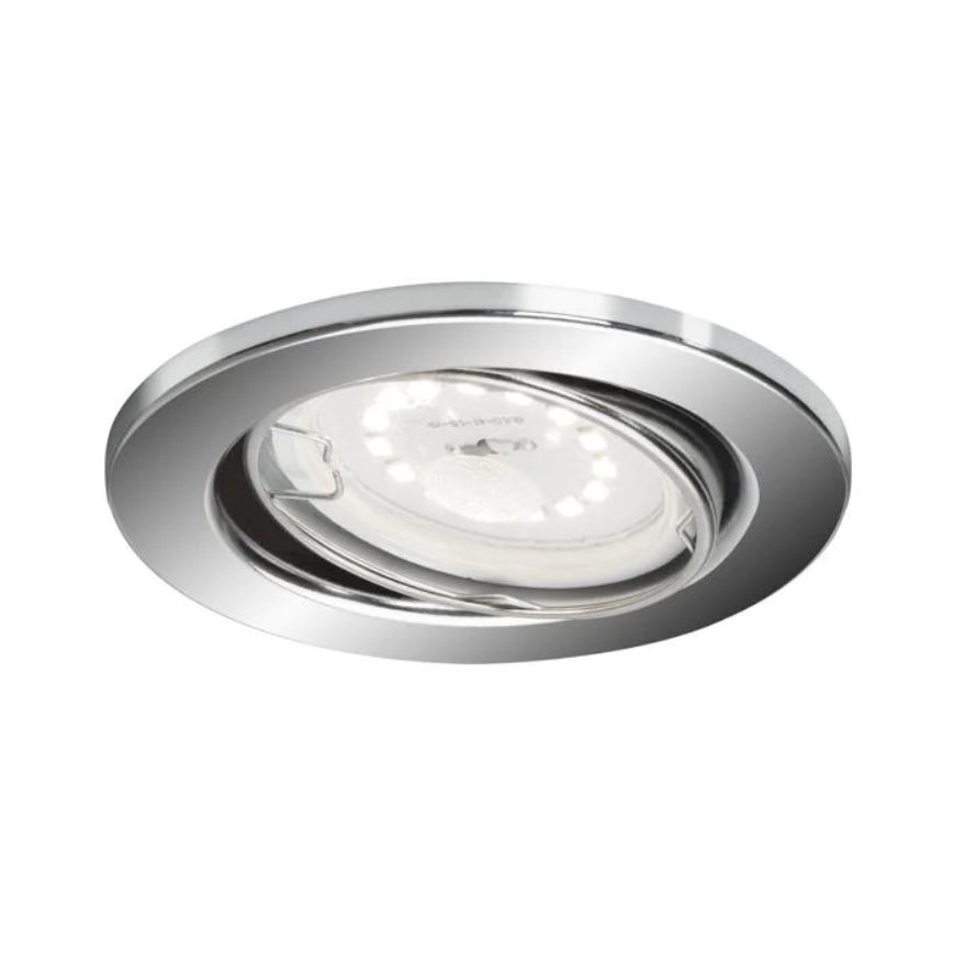 Briloner 7277-038 - SET 3x LED Prigušiva ugradbena svjetiljka za kupaonicu 1xGU10/5W/230V IP23