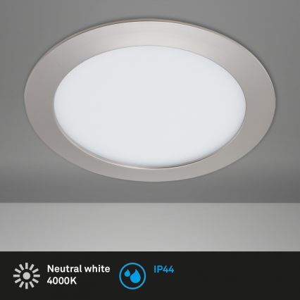 Briloner 7286-012 - LED Ugradbena svjetiljka za kupaonicu LED/12W/230V IP44