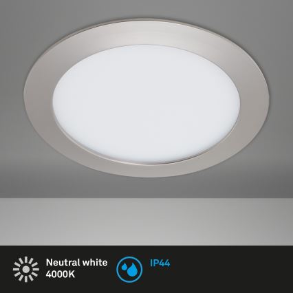 Briloner 7286-016 - LED Ugradbena svjetiljka za kupaonicu LED/12W/230V IP44