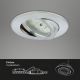 Briloner 7296-019 - LED Prigušiva ugradbena svjetiljka za kupaonicu LED/6,5W/230V IP23