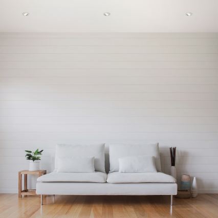 Briloner 7296-039 - SET 3x LED zatemnjivo kupaonsko ugradno stropno svjetlo LED/6,5W/230V 3000K IP23 matni krom