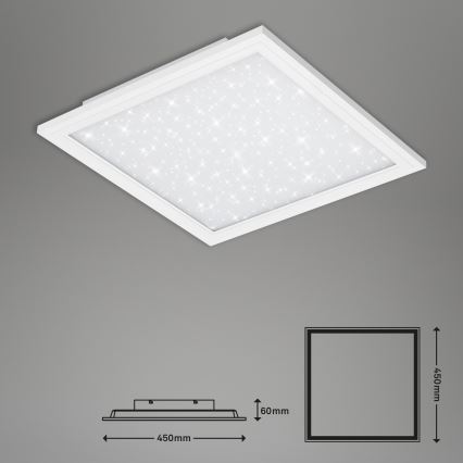 Briloner 7302-016 - LED Prigušiva stropna svjetiljka STARRY SKY LED/23W/230V 3000-6000K + daljinski upravljač