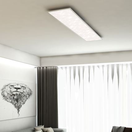 Briloner 7308-016 - LED Prigušiva stropna svjetiljka STARRY SKY LED/24W/230V 3000-6000K + daljinski upravljač