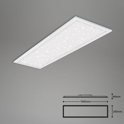 Briloner 7308-016 - LED Prigušiva stropna svjetiljka STARRY SKY LED/24W/230V 3000-6000K + daljinski upravljač