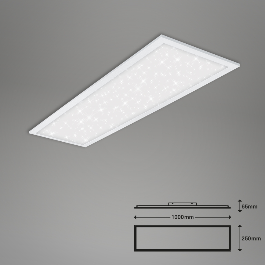 Briloner 7308-016 - LED Prigušiva stropna svjetiljka STARRY SKY LED/24W/230V 3000-6000K + daljinski upravljač
