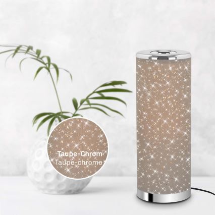 Briloner 7334-011 - LED Stolna lampa STARRY SKY 1xGU10/5W/230V smeđa