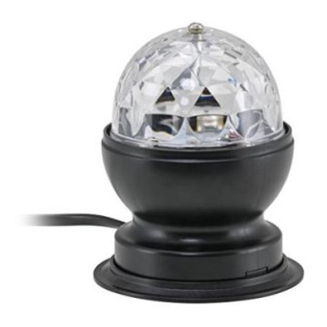 Briloner 7357-015 - LED stolna disko kugla DISCO LIGHT 1xE27/3W/230V