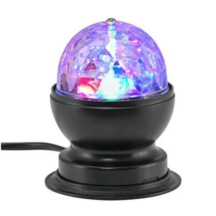 Briloner 7357-015 - LED stolna disko kugla DISCO LIGHT 1xE27/3W/230V