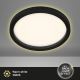 Briloner 7361-015 - LED Stropna svjetiljka CADRE LED/18W/230V pr. 29,7 cm crna