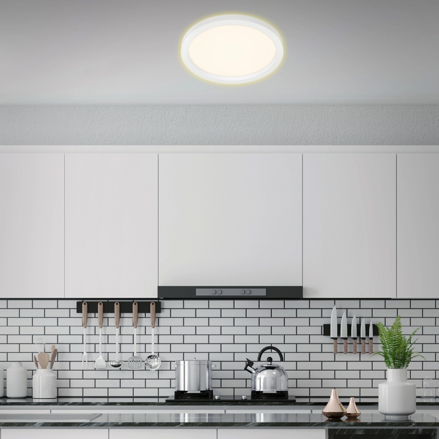 Briloner 7361-016 - LED Stropna svjetiljka CADRE LED/18W/230V pr. 29,7 cm bijela