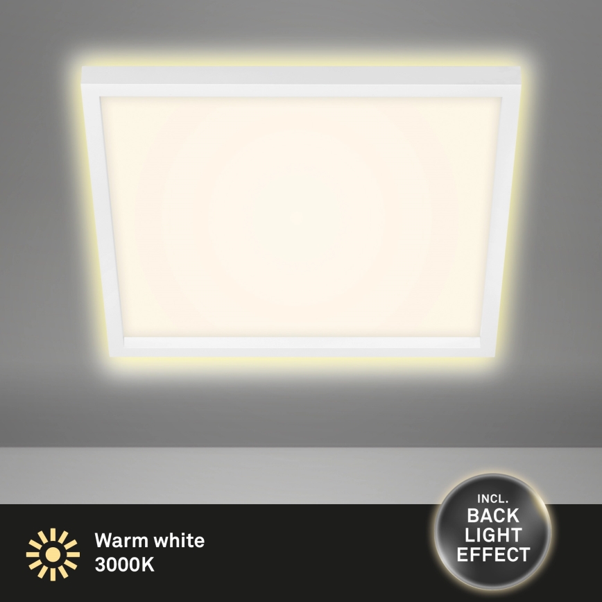 Briloner 7364-016 - LED Stropna svjetiljka CADRE LED/22W/230V 42,2x42,2 cm bijela