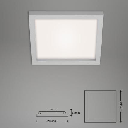 Briloner 7370-014 - LED Prigušiva stropna svjetiljka LED/18W/230V 3000-6500K + daljinski upravljač