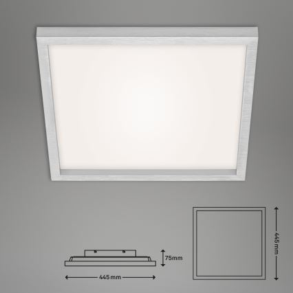 Briloner 7371-014 - LED Prigušiva stropna svjetiljka LED/24W/230V 3000-6500K + daljinski upravljač