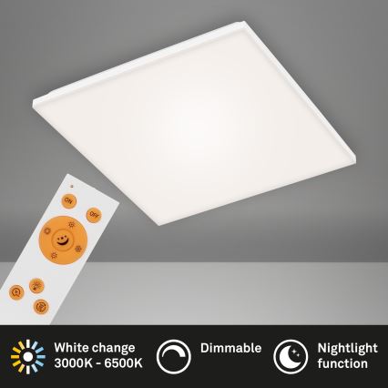 Briloner 7378-116 - LED Prigušiva stropna svjetiljka FRAMELESS LED/24W/230V 3000-6500K + daljinski upravljač