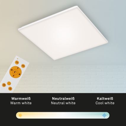 Briloner 7378216 - LED panel s mogućnošću prigušivanja LED/38W/230V 3000-6500K + daljinski upravljač