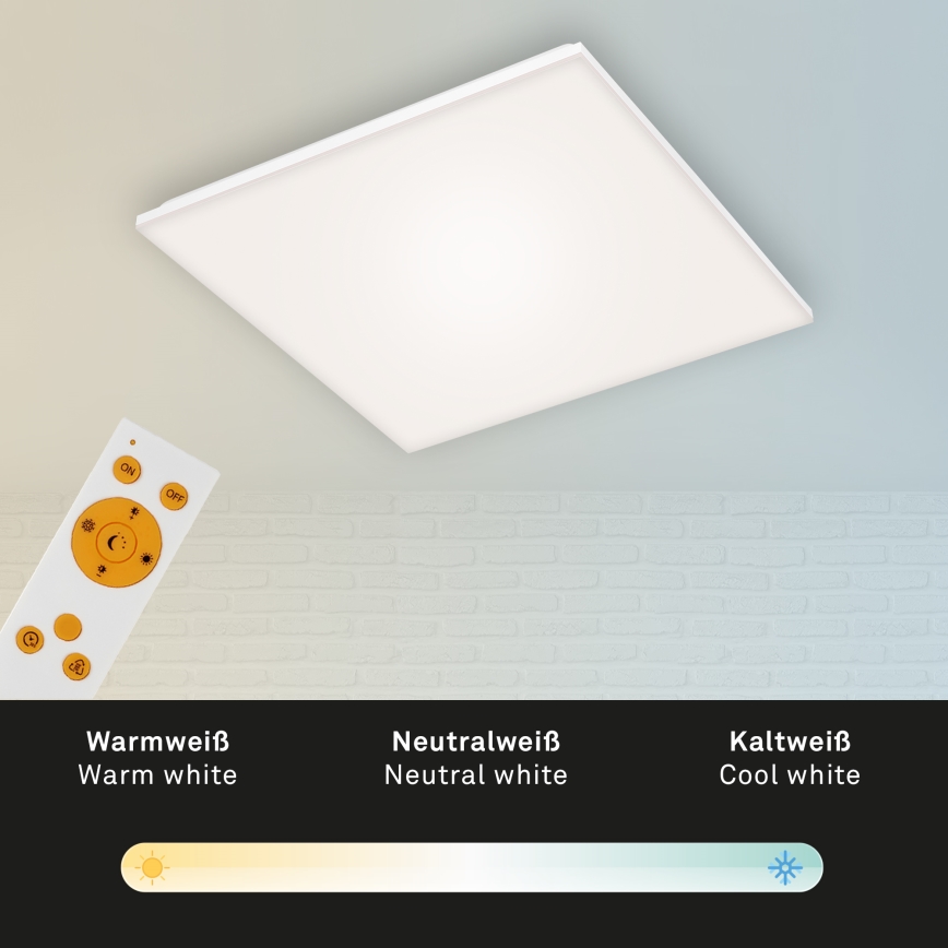 Briloner 7378216 - LED panel s mogućnošću prigušivanja LED/38W/230V 3000-6500K + daljinski upravljač