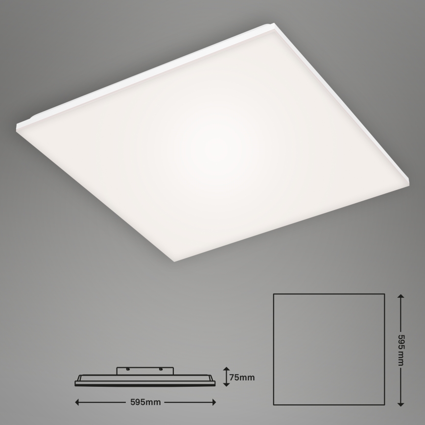 Briloner 7378216 - LED panel s mogućnošću prigušivanja LED/38W/230V 3000-6500K + daljinski upravljač