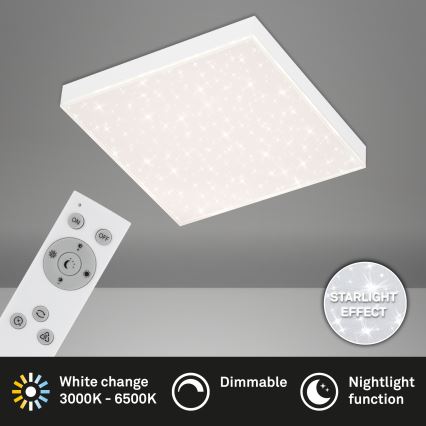 Briloner 7381-016 - LED stropna svjetiljka s prigušivanjem SVEMIRSKO NEBO LED/15W/230V 3000-6500K + daljinski upravljač