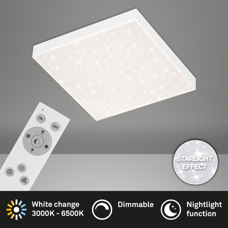 Briloner 7381-016 - LED stropna svjetiljka s prigušivanjem SVEMIRSKO NEBO LED/15W/230V 3000-6500K + daljinski upravljač