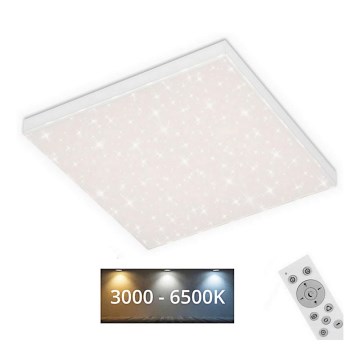 Briloner 7381-116 - LED Prigušiva stropna svjetiljka STARRY SKY LED/24W/230V 3000-6500K + daljinski upravljač