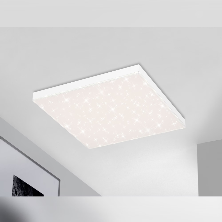 Briloner 7381-116 - LED Prigušiva stropna svjetiljka STARRY SKY LED/24W/230V 3000-6500K + daljinski upravljač