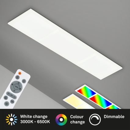 Briloner 7388-016 - LED RGBW Prigušiva stropna svjetiljka LED/24W/230V 3000-6500K + daljinski upravljač