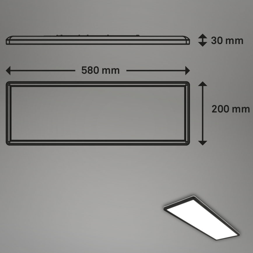 Briloner 7402-415 - LED Stropna svjetiljka SLIM LED/22W/230V