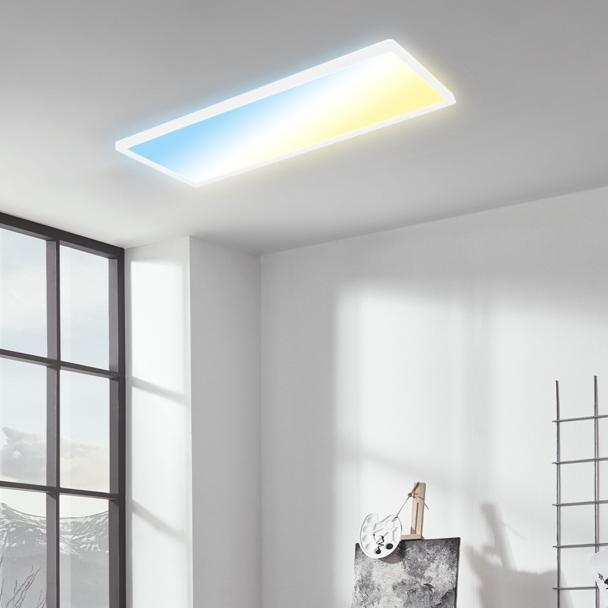 Briloner 7403-016 - LED Prigušiva stropna svjetiljka SLIM LED/23W/230V 2700-6500K + daljinski upravljač