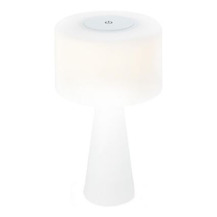 Briloner 7420016 - LED Prigušiva punjiva dodirna vanjska stolna lampa LED/4W/5V IP44 3000K bijela