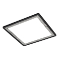 Briloner 7457-414 - LED Stropna svjetiljka SLIM LED/18W/230V 4000K 29x29 cm crna