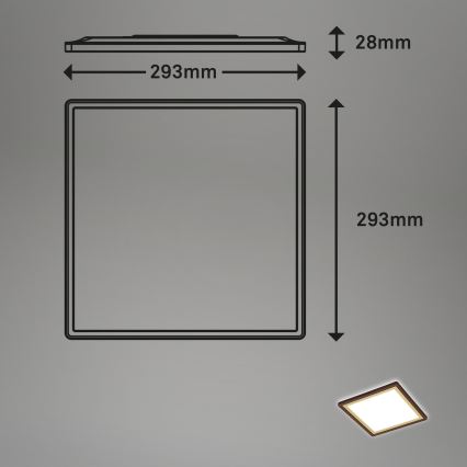 Briloner 7457-417 - LED Stropna svjetiljka DECO LED/18W/230V