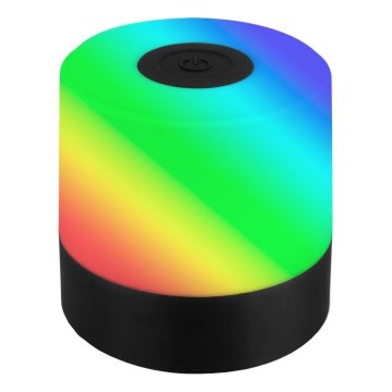 Briloner 7462015 - LED RGB Punjiva vanjska stolna lampa LED/1,5W/5V IP44 1200 mAh crna