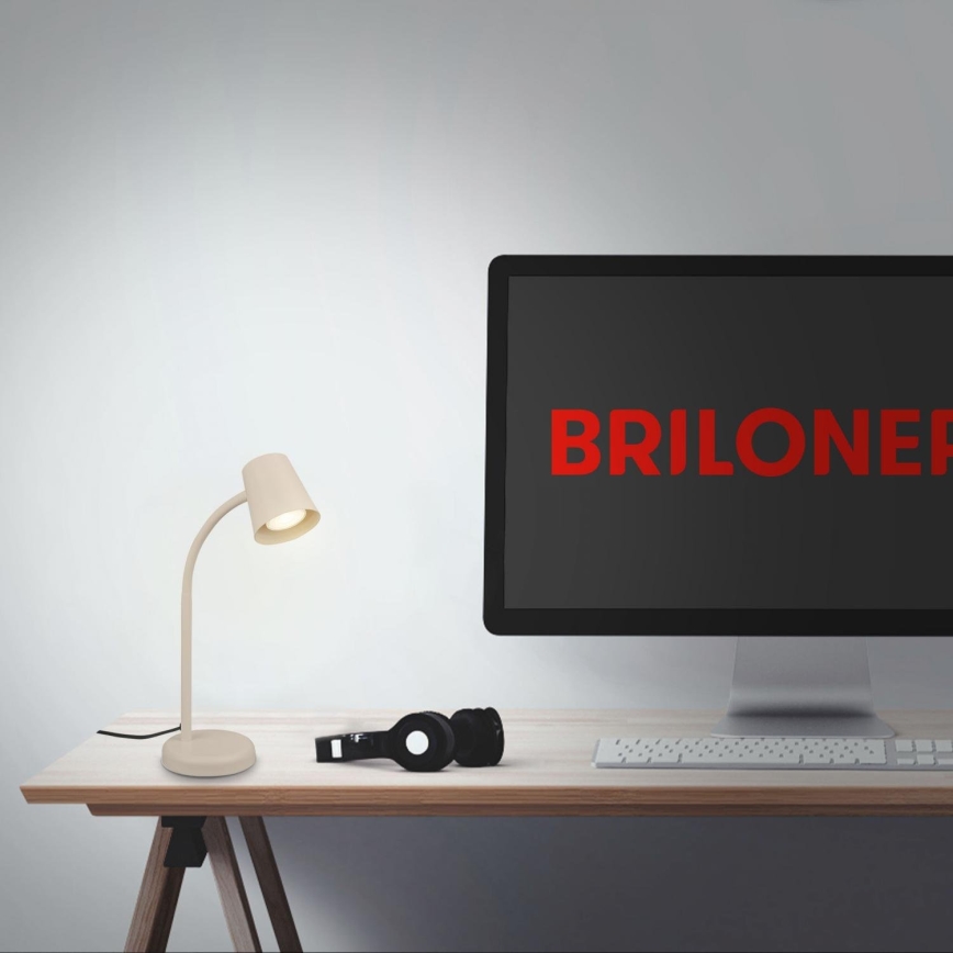 Briloner 7476-011 - Stolna lampa SKRIVA 1xGU10/9W/230V bež